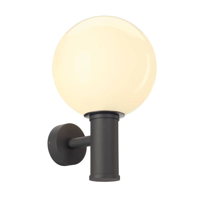 SLV 1002002 GLOO PURE WL, Outdoor surface-mounted wall light, E27, anthracite, IP44 - Toplightco