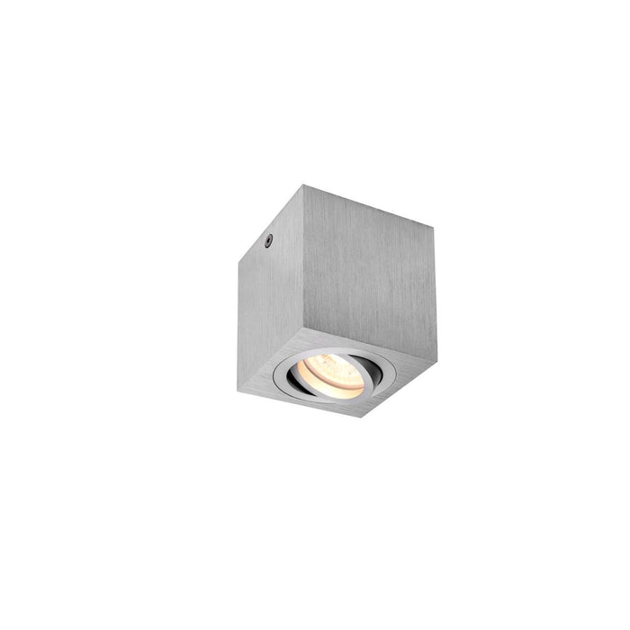 SLV 1002004 TRILEDO Single, Indoor surface-mounted ceiling light, GU10, brushed aluminium, max 10W - Toplightco