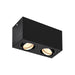 SLV 1002005 TRILEDO Double, indoor surface-mounted ceiling light, GU10, black, max 10W - Toplightco