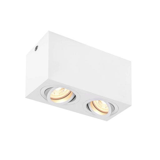 SLV 1002006 TRILEDO Double, indoor surface-mounted ceiling light, GU10, white, max 10W - Toplightco