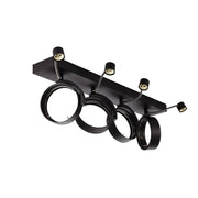 SLV 1002023 KALU CW, indoor surface-mounted wall and ceiling light, quad, ES111 black 4x75W - Toplightco