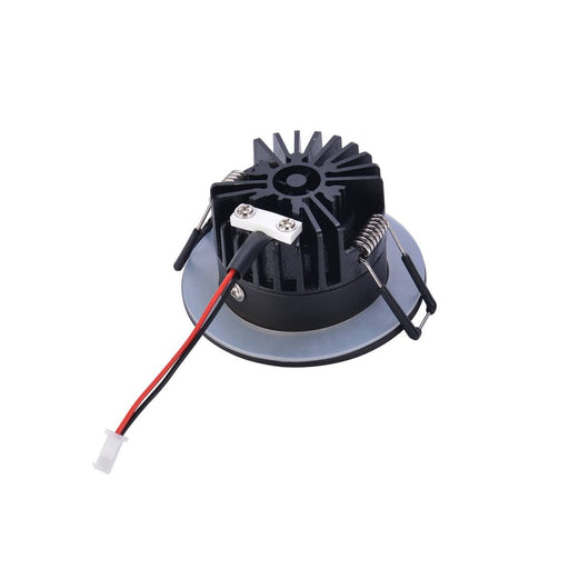 SLV 1002098 PATTA-I, LED outdoor recessed ceiling light, round DL IP65 black 1800-3000K - Toplightco