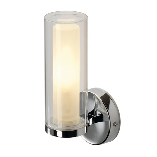 SLV 1002228 WL 105 wall light, chrome, double glass, 1xE14 - Toplightco