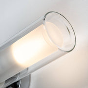 SLV 1002229 WL 106 wall light, double glass, chrome, 2xE14 - Toplightco