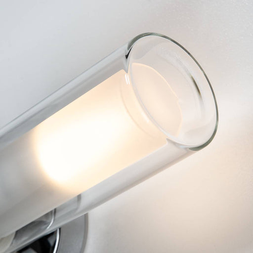 SLV 1002229 WL 106 wall light, double glass, chrome, 2xE14 - Toplightco