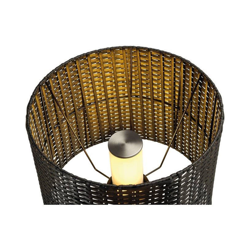 SLV 1002494 ADEGAN MANILA SL floor stand, PE rattan anthracite + SST 304 + granite G654, E27, max. 15W - Toplightco