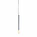 SLV 1002563 FITU PD E27 indoor pendant, brushed aluminium, 5m cable with open cable end - Toplightco