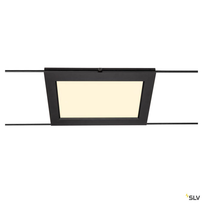 Plytta Rectangular, Cable Luminaire For The Tenseo Low Voltage Cable System, 2700k, Black - Toplightco