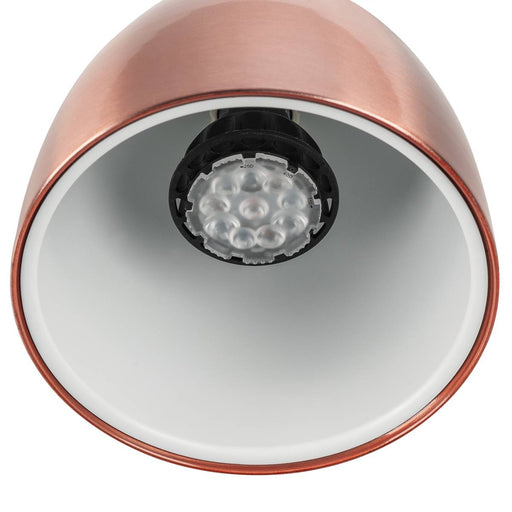 SLV 1002875 1-Circuit PARA CONE 14 GU10 1-Circuit system luminaire copper/white incl. 1-Circuit adapter - Toplightco