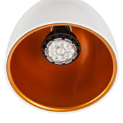 SLV 1002877 3 Circuit PARA CONE 14 GU10 3-Circuit system luminaire white/gold incl. 3-Circuit adapter - Toplightco