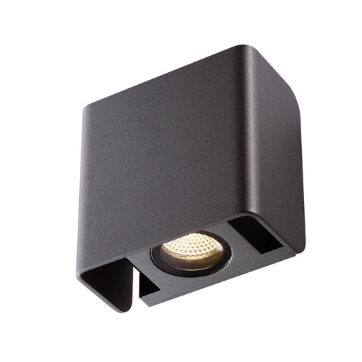SLV 1002900 MANA OUT Outdoor recessed wall light anthracite 3000K IP65 dimmable - Toplightco
