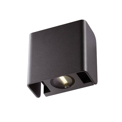 SLV 1002900 MANA OUT Outdoor recessed wall light anthracite 3000K IP65 dimmable - Toplightco