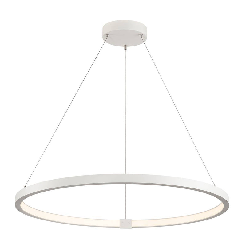 SLV 1002912 PARSEC 80 DALI Indoor LED pendant white 3000/4000K - Toplightco