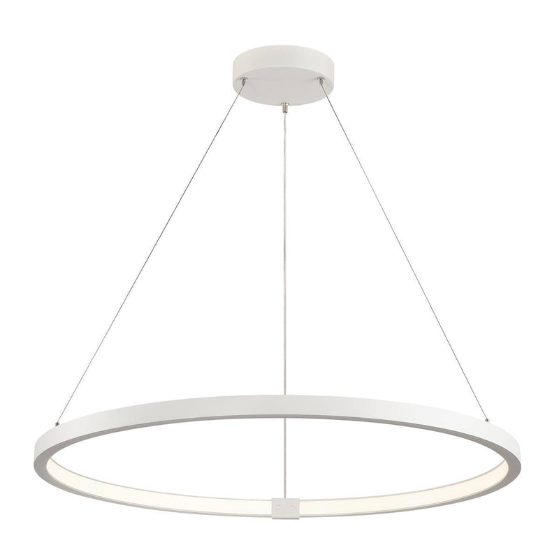 SLV 1002912 PARSEC 80 DALI Indoor LED pendant white 3000/4000K - Toplightco