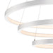SLV 1002914 PARSEC TRIO DALI Indoor LED pendant white 3000/4000K - Toplightco