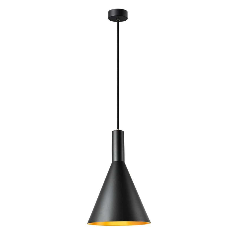 SLV 1002950 PHELIA 280 E27 Indoor pendant black/gold - Toplightco