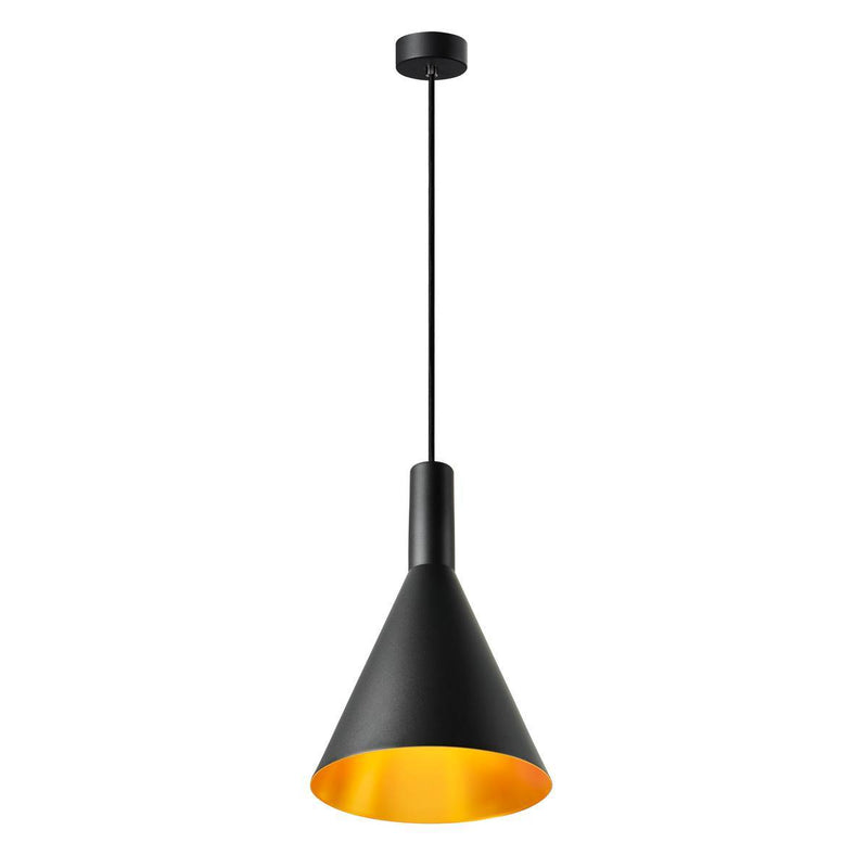 SLV 1002950 PHELIA 280 E27 Indoor pendant black/gold - Toplightco