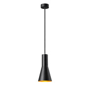 SLV 1002951 PHELIA 130 E27 Indoor pendant black/gold - Toplightco
