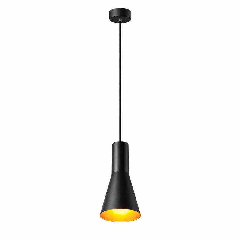 SLV 1002951 PHELIA 130 E27 Indoor pendant black/gold - Toplightco