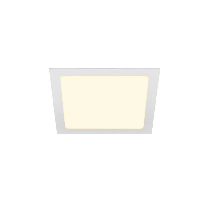 SLV 1003013 SENSER 24 Indoor LED recessed ceiling light square white 3000K - Toplightco