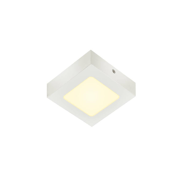 SLV 1003017 SENSER 12, Indoor LED surface-mounted ceiling light square white 3000K - Toplightco