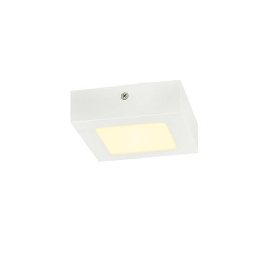 SLV 1003017 SENSER 12, Indoor LED surface-mounted ceiling light square white 3000K - Toplightco