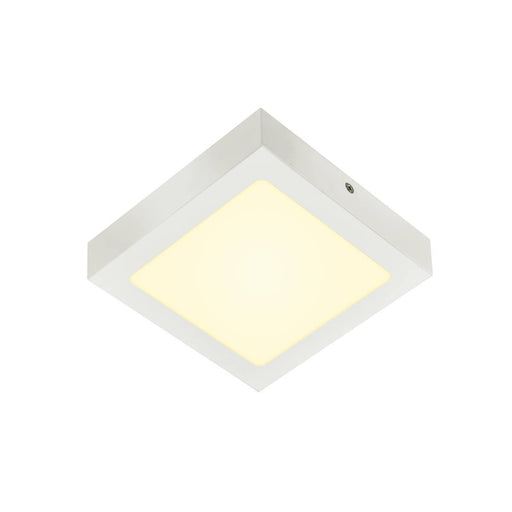 SLV 1003018 SENSER 18, Indoor LED surface-mounted ceiling light square white 3000K - Toplightco