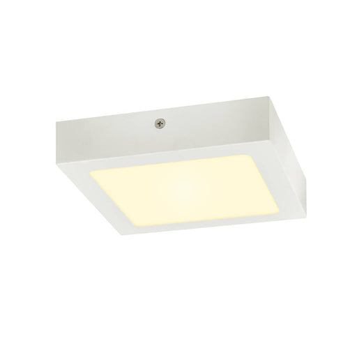 SLV 1003018 SENSER 18, Indoor LED surface-mounted ceiling light square white 3000K - Toplightco