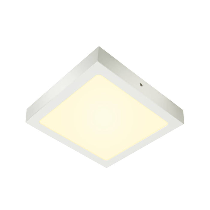 SLV 1003019 SENSER 24, Indoor LED surface-mounted ceiling light square white 3000K - Toplightco