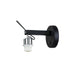 SLV 1003034 FENDA E27 Indoor surface-mounted wall light in black without shade - Toplightco