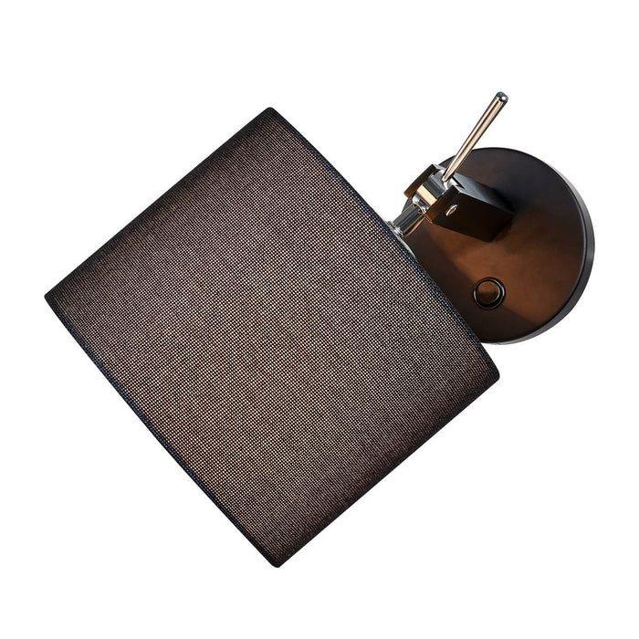 SLV 1003034 FENDA E27 Indoor surface-mounted wall light in black without shade - Toplightco