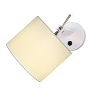 SLV 1003035 FENDA E27 Indoor surface-mounted wall light in white without shade - Toplightco