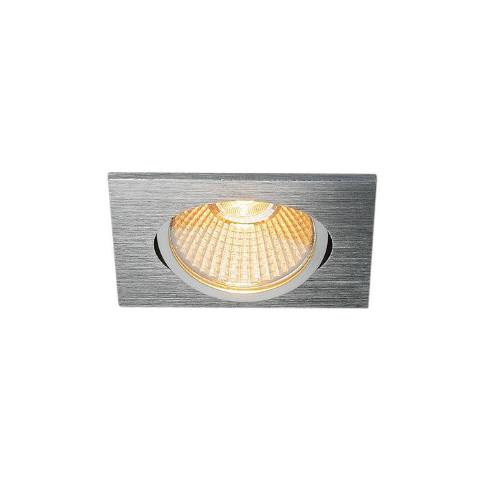 SLV 1003070 NEW TRIA 68 I CS Indoor LED recessed ceiling light alu 2700K square - Toplightco