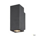 Enola Square Up/down S Outdoor Led Surface-mounted Wall Light Anthracite Cct 3000/4000k - Toplightco