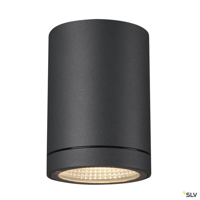 Enola Round S Outdoor Led Surface-mounted Ceiling Light Anthracite Cct 3000/4000k - Toplightco