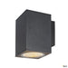Enola Square L Single Outdoor Led Surface-mounted Wall Light Anthracite Cct 3000/4000k - Toplightco