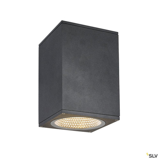 Enola Square L Outdoor Led Surface-mounted Ceiling Light Anthracite Cct 3000/4000k - Toplightco