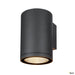 Enola Round L Single Outdoor Led Surface-mounted Wall Light Anthracite Cct 3000/4000k - Toplightco