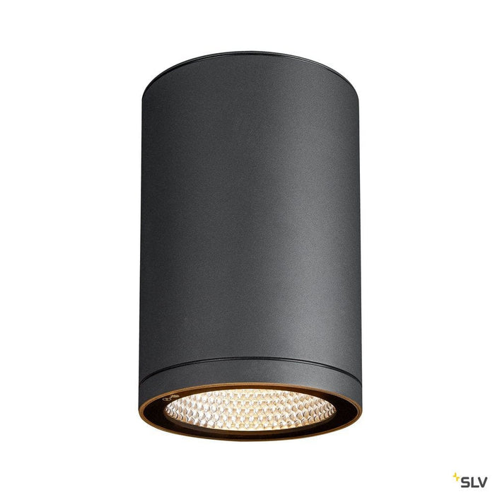 Enola Round L Outdoor Led Surface-mounted Ceiling Light Anthracite Cct 3000/4000k - Toplightco