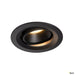 Numinos Dl M, Indoor Led Recessed Ceiling Light Black/black 3000k 55° Gimballed, Rotating And Pivoting - Toplightco