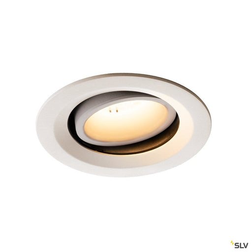 Numinos Dl M, Indoor Led Recessed Ceiling Light White/white 3000k 40° Gimballed, Rotating And Pivoting - Toplightco