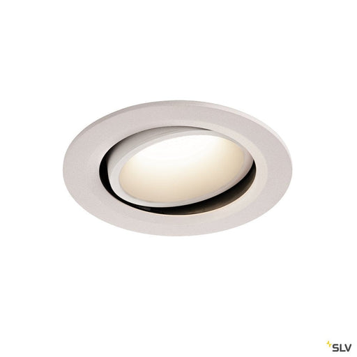 Numinos Dl L, Indoor Led Recessed Ceiling Light White/white 4000k 40° Gimballed, Rotating And Pivoting - Toplightco