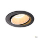Numinos Dl Xl, Indoor Led Recessed Ceiling Light Black/white 2700k 20° Gimballed, Rotating And Pivoting - Toplightco