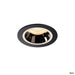 Numinos Dl M, Indoor Led Recessed Ceiling Light Black/chrome 3000k 20° - Toplightco