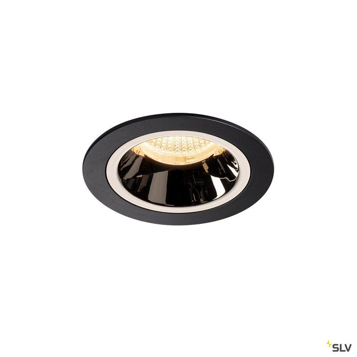 Numinos Dl M, Indoor Led Recessed Ceiling Light Black/chrome 3000k 55° - Toplightco