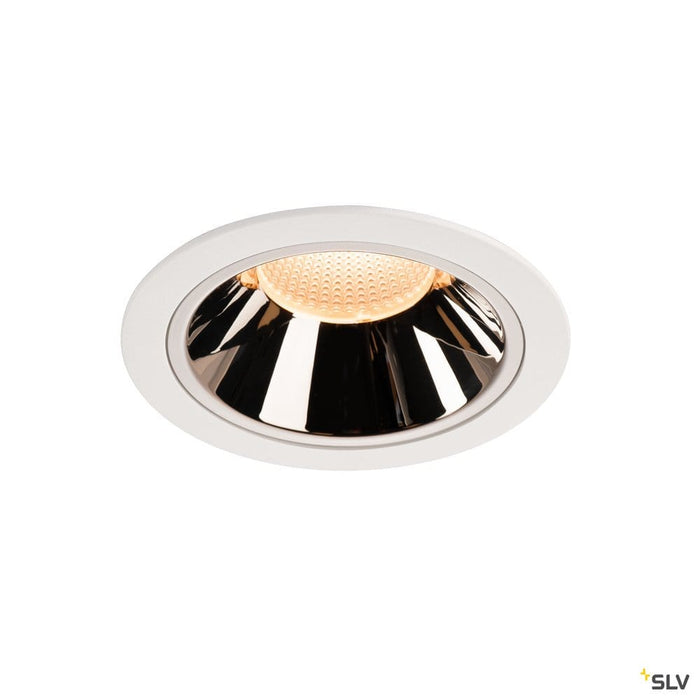Numinos Dl Xl, Indoor Led Recessed Ceiling Light White/chrome 2700k 55° - Toplightco