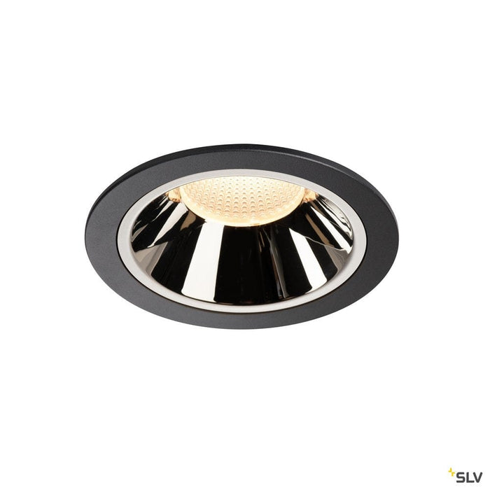 Numinos Dl Xl, Indoor Led Recessed Ceiling Light Black/chrome 3000k 40° - Toplightco