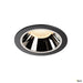 Numinos Dl Xl, Indoor Led Recessed Ceiling Light Black/chrome 3000k 55° - Toplightco