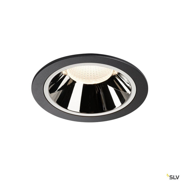 Numinos Dl Xl, Indoor Led Recessed Ceiling Light Black/chrome 4000k 55° - Toplightco
