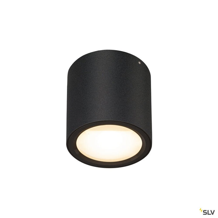 Oculus Cl, Indoor Led Wall And Ceiling Mounted Light Black Dim-to-warm 2000-3000k - Toplightco